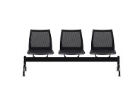 LivingStyles Vinn Beam Chair, Mesh Back, 3 Seater offer