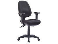 LivingStyles P350 Fabric Task Office Chair with Arm, High Back offer
