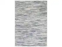 Courtyard Hue Modern Rug, 290x200cm, Cream / Blue