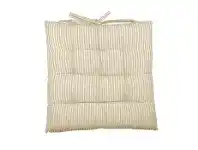 LivingStyles Abby Stripe Fabric Seat Cushion, Mustard offer