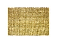 LivingStyles Bouclay Handspun Jute Rug, 180x120cm, Natural / Gold offer