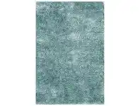 LivingStyles Eva Velvet Super Soft Shaggy Rug, 160x230cm, Turquoise offer