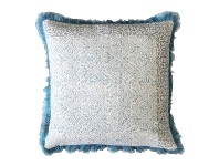 LivingStyles Niamh Feather Filled Cotton Scatter Cushion, Teal offer