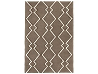 LivingStyles Fantasy Festival Handmade Wool Rug, 230x320cm, Taupe offer