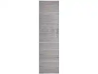 Fjord Handwoven Wool & Viscose Runner Rug, 230x75cm, Fossil