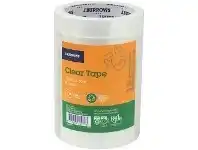 Officeworks J.Burrows Recycled Clear Tape Roll 18mmX50m 8 Pack offer