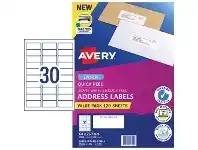 Officeworks Avery 30UP Laser Address Labels with Sure Feed 120 Sheets offer