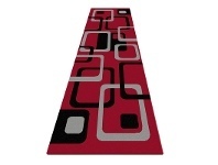 LivingStyles Legacy Milton Modern Runner Rug, 80x300cm, Red offer
