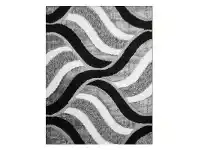 LivingStyles Lucasta Luxury Shaggy Rug, 120x170cm, Grey offer
