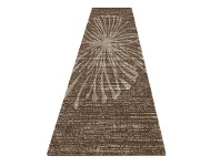 LivingStyles Serenity Felix Modern Runner Rug, 80x300cm, Brown offer