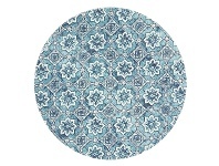 LivingStyles Lunar Lucretia Printed Cotton Round Rug, 200cm offer