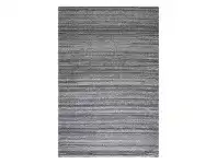 Tenes Wool Modern Rug, 160x230cm, Dark Grey