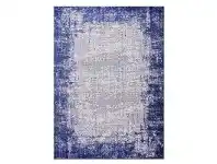 LivingStyles Essence Murphy Modern Rug, 80x150cm, Blue offer