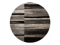 LivingStyles Seattle Nouvel Modern Round Rug, 240cm, Brown offer