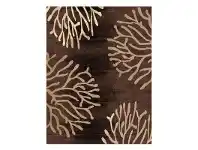 Legacy Coral Modern Rug, 240x330cm, Brown
