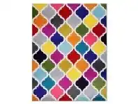 LivingStyles Charlotte Quatrefoil Lattice Modern Rug, 160x230cm offer