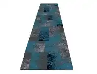 LivingStyles Aspire Storm Modern Runner Rug, 80x300cm, Blue offer