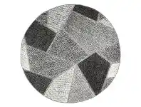 LivingStyles Vision Urban Round Rug, 240cm, Grey offer
