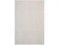 LivingStyles Natura Ariana Hand Woven Cotton Rug, 170x120cm, Limestone offer