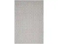 LivingStyles Natura Ariana Hand Woven Cotton Rug, 170x120cm, Fog offer