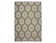 Lana Diamond Wool Rug, 340x240cm