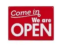Officeworks Sandleford Open/Closed Sign 225 x 300mm offer