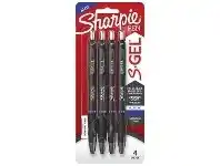 Officeworks Sharpie S-Gel Pens Blue 4 Pack offer