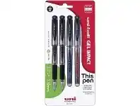 Uniball Uni-Ball Gel Impact Gel Pen Assorted 4 Pack