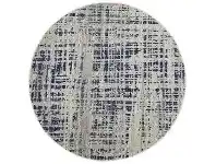 LivingStyles Mirage Ashley Abstract Modern Round Rug, 200cm, Navy offer
