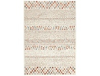 LivingStyles Mayfair Squares Traditional Rug, 240x330cm, Bone offer