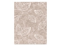 LivingStyles Lima Leaves Modern Rug, 80x150cm, Beige offer