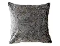 Eskimo Wolf Faux Fur Scatter Cushion, Grey
