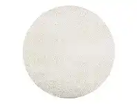 LivingStyles Suni Comfort Shaggy Round Rug, 160cm, Cream offer