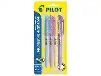 Officeworks Pilot Frixion Erasable Highlighters Pastel 4 Pack offer