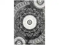 LivingStyles Florida Wren Modern Rug, 400x300cm, Grey / Black offer