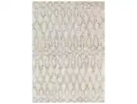 LivingStyles Carmela Cowan Super Plush Shaggy Rug, 170x120cm, Cream offer