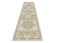 LivingStyles Nomad Aurera Oriental Runner Rug, 80x300cm, Gold offer