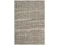 LivingStyles Skandi Carlos Flatwoven Felted Wool Rug, 300x400cm, Brown offer
