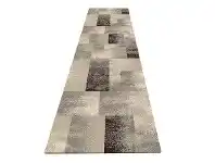 Aspire Storm Modern Runner Rug, 80x300cm, Ash