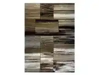 LivingStyles Sunbury Tyson Modern Rug, 200x290cm, Beige / Brown offer