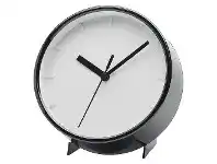 Officeworks Degree Tick Tock 15cm Desk Clock Black offer