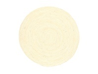 LivingStyles Organica Reversible Jute Round Rug, 200cm, Bleached offer
