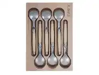 Andre Verdier Debutant Soup Spoon Set, 6 Piece, Ivory