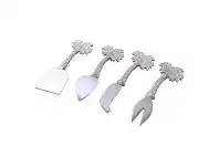 LivingStyles Tanner 3 Piece Stainless Steel Cheese Server Set offer