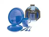 BCF 360 Degrees Dinner Set Lightweight Blue offer