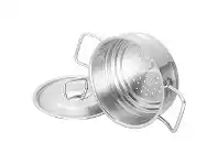 LivingStyles Scanpan Commercial 16/18/20cm Steamer Insert with Lid offer