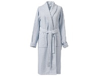 LivingStyles Aquanova Viggo Organic Cotton Bathrobe, Extra Large, Powder Blue offer