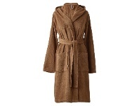 LivingStyles Aquanova Oslo Organic Cotton Hooded Bathrobe, Extra Large, Cinnamon offer