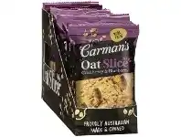 Carmans Carman's Oat Slice Cranberry and Blueberry 70g 12 Pack