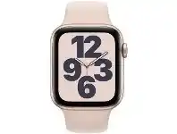 Officeworks Apple Watch SE 44mm GPS + Cellular Gold Pink Band offer